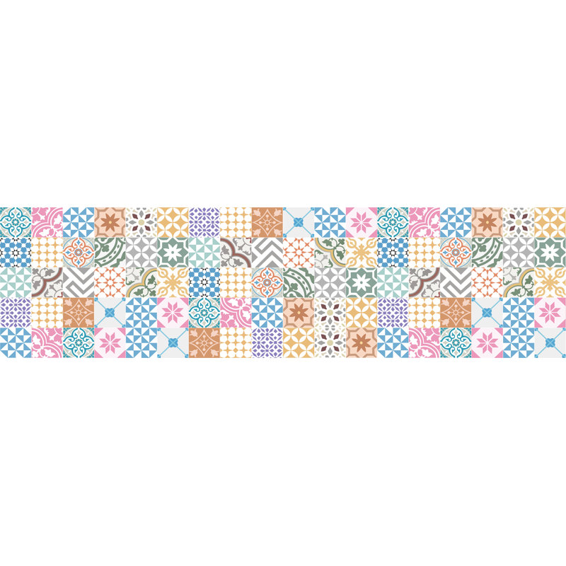 Arsenault Joy Collage Kitchen Mat, Rectangle 80 x 300cm
