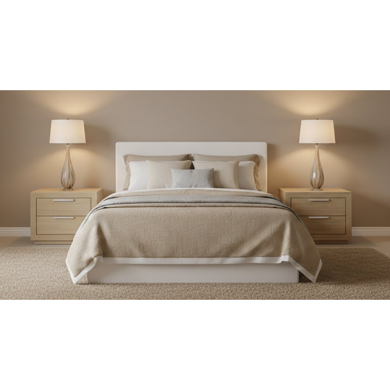 Otranto 35" Earthtone Stripes Table Lamp