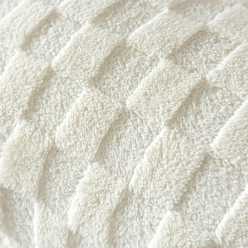 Solid Plush Checkered Hug Pillow