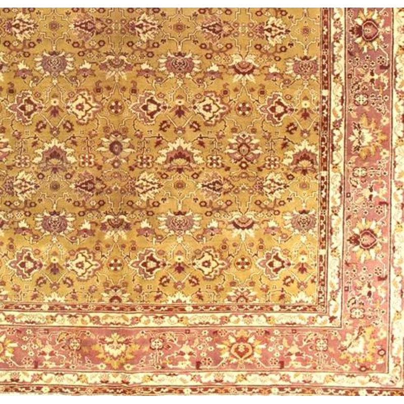 Dampier One-of-a-Kind 10'7" X 13' 1900s Wool Area Rug in Brown