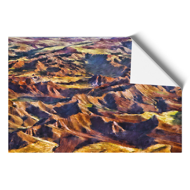 Orange Mountains - No Frame Painting, 42cm H x 59cm W x 0.1cm D