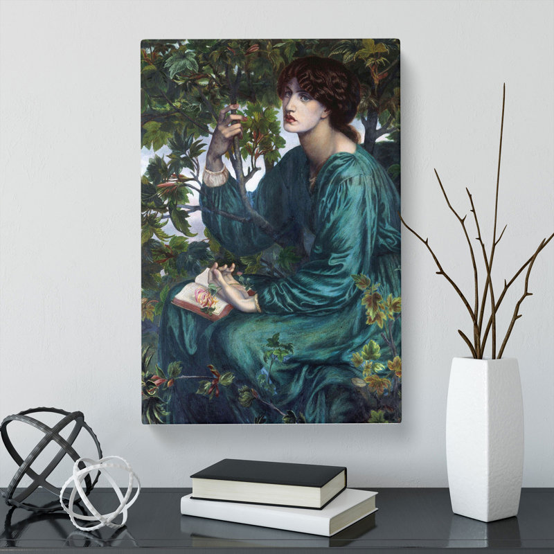 The Day Dream by Dante Gabriel Rossetti - Wrapped Canvas Painting, 50cm H x 35cm W x 3cm D