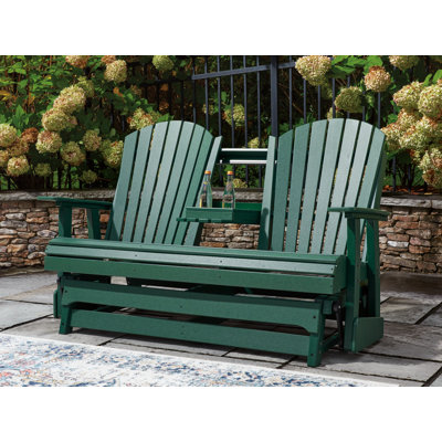 Schaller Outdoor Loveseat Glider