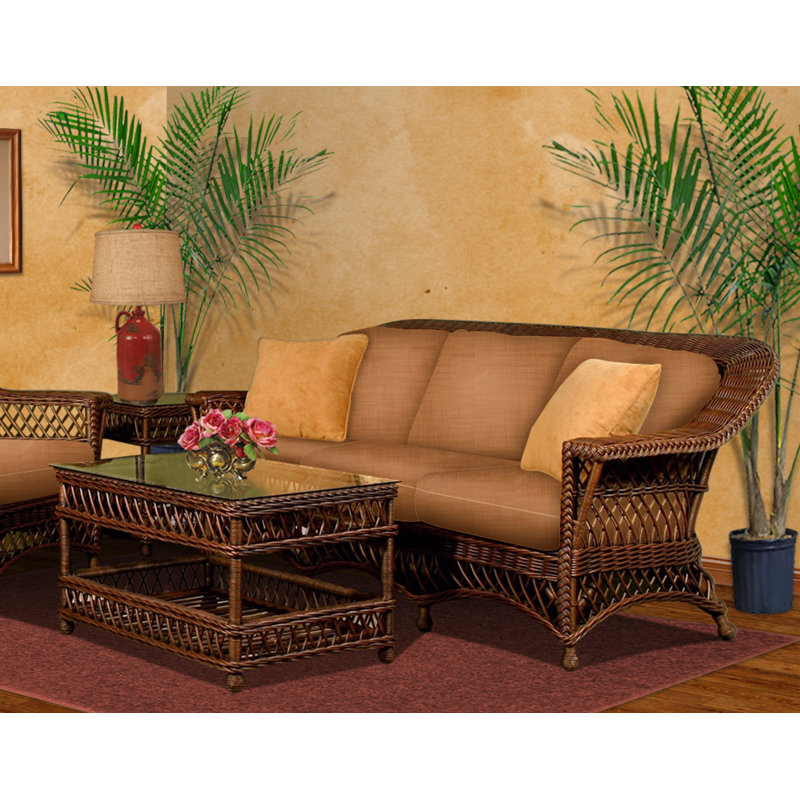 Beln Upholstered 80'' Sleeper Sofa, Brownwash, Corinthian Red