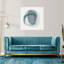 Art mural abstrait contemporain surplombant le calme aux teintes douces-462488417-462488423