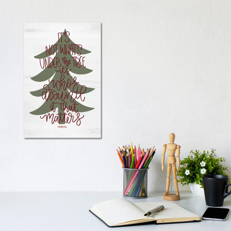 Around the Tree 1 Piece Wrapped Canvas Wall Art, 20.32 cm H x 30.48 cm W