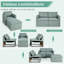 Upholstered L-Shaped Sectional Reversible-373733299