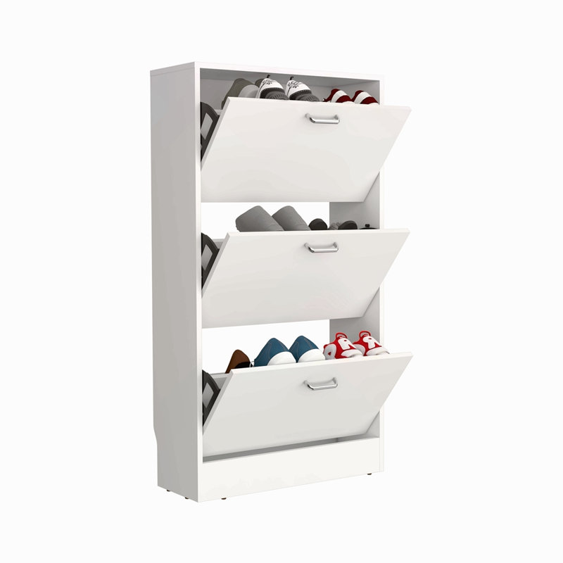 Range-chaussures haut, rangement pour chaussures, entrée, chambre à coucher, White