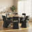 Upholstered Swivel Dining Chair-784071237