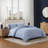 Tommy Hilfiger Trellis Flag Cotton Reversible Blue Duvet Cover Set-124987422
