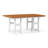 37" x 71" Rectangle Dining Table, White-733417232