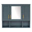 Armoire à pharmacie murale 35 po 2 en 1 avec tablettes réglables, portes à fermeture douce et miroir haute définition pour meuble-lavabo-1253682052