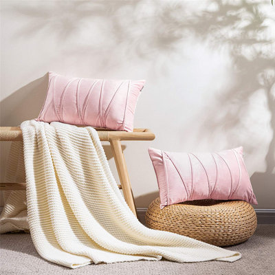 Appliqued Reversible Pillow Cover