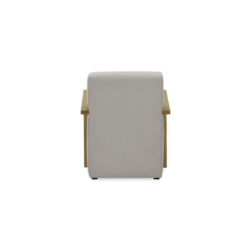 Devante Upholstered Armchair, Ontario Grey