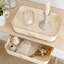 Rangement empilable avec tiroir et plateau supérieur amovible-1573514475