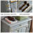 Gray Solid Wood Shoe Storage Bench
