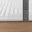 Michoel In- & Outdoor Scandi Modern Boho White Area Rug-1960753415