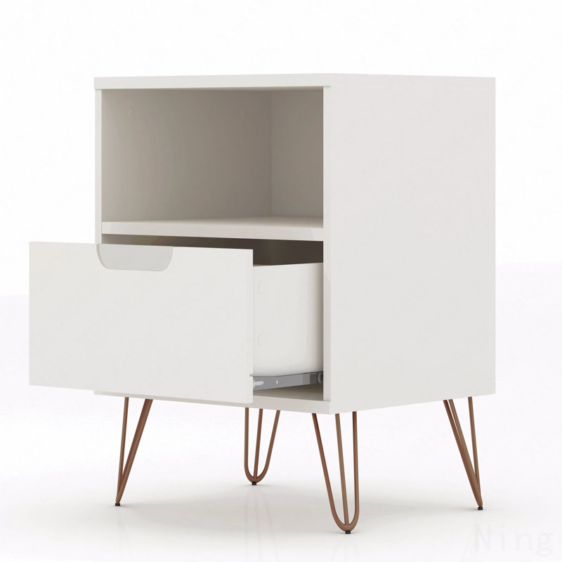 Table de chevet, Blanc