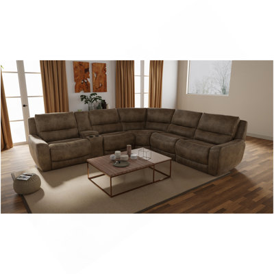 Canapé modulaire inclinable électrique 6 pièces Performance