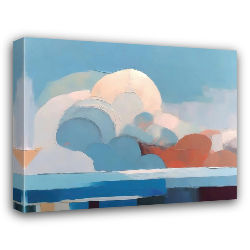 "Paysage 10" sur toile, H 26 po x l 32 po