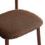 Ensemble de chaises de salle à manger rembourrées Modern 8 pièces avec dossier incurvé et structure en bois massif-275538442-275538939