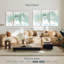 Paysage de bonhomme de neige bleu Lelend Let It Snow-108062106