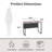 Sorina Writing Desk, Distressed Gray Oak & Black-1291027162