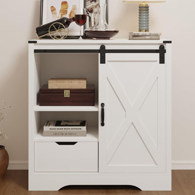Gabbey 31.5" Two Drawers Sideboards & Buffets Cabinet with Adjustable Shelf
