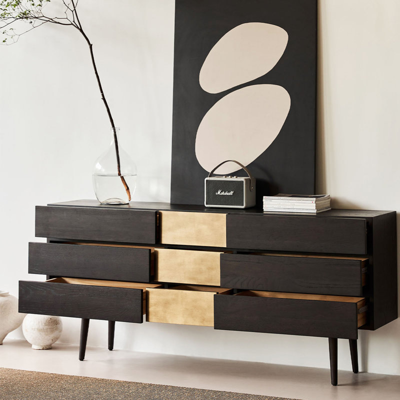 Buffet Italian Light Luxury, Black