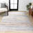 Whitbyston Loom Modern Strie' Gray/Blue/Orange Rug-1191630426