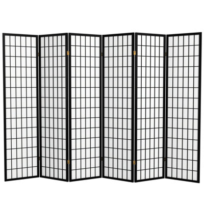 Terri-Lynn Solid Wood Folding Room Divider