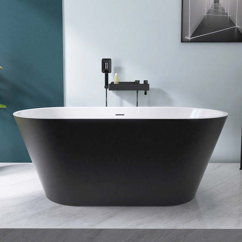 Baignoire de trempage encastrable 55,75 po x 29,5 po Liseron