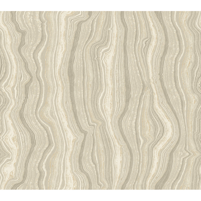 Papier peint minéral chatoyant minéral, Beige