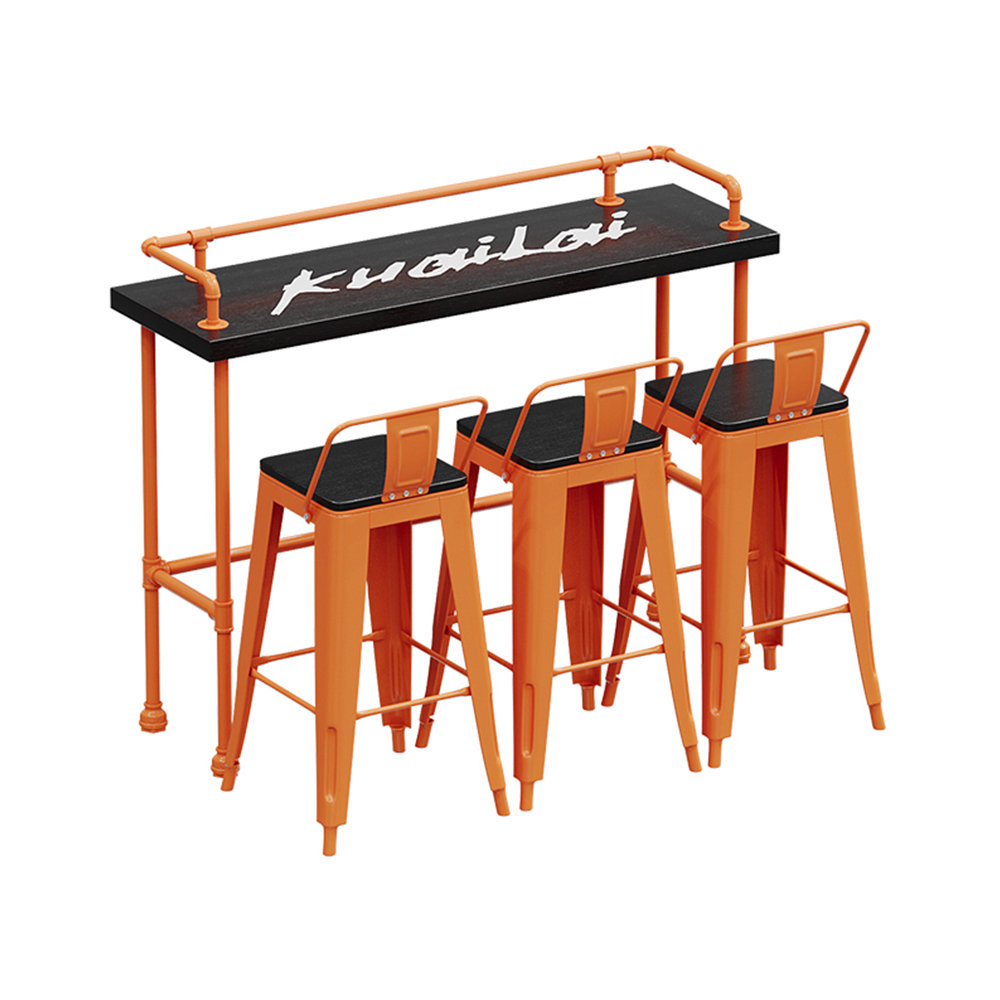 Photo inspiration: Visual Reference: Industrial Style Sofa Industrial Style High Table And Chairs Set