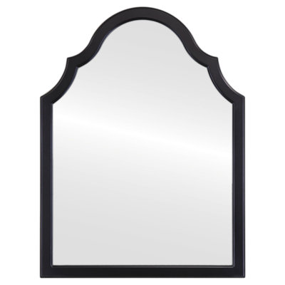 Wood Frame Arch Wall Mirror