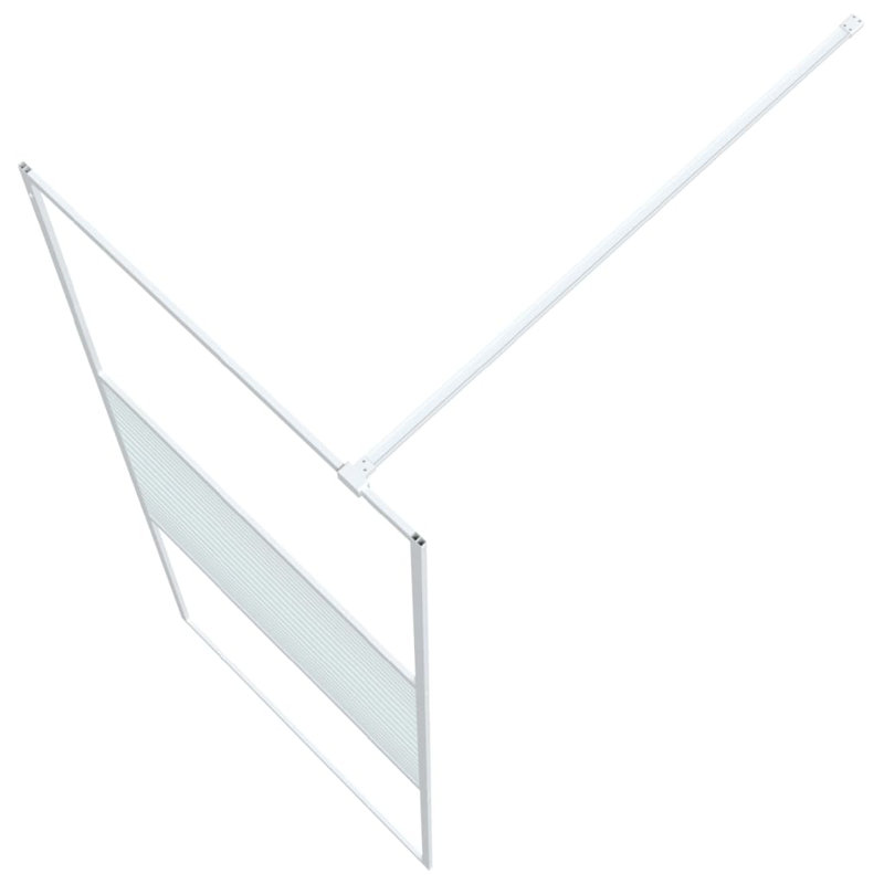 Stender Framed Fixed Shower Screen with Clear Glass, 195cm H x 90cm W