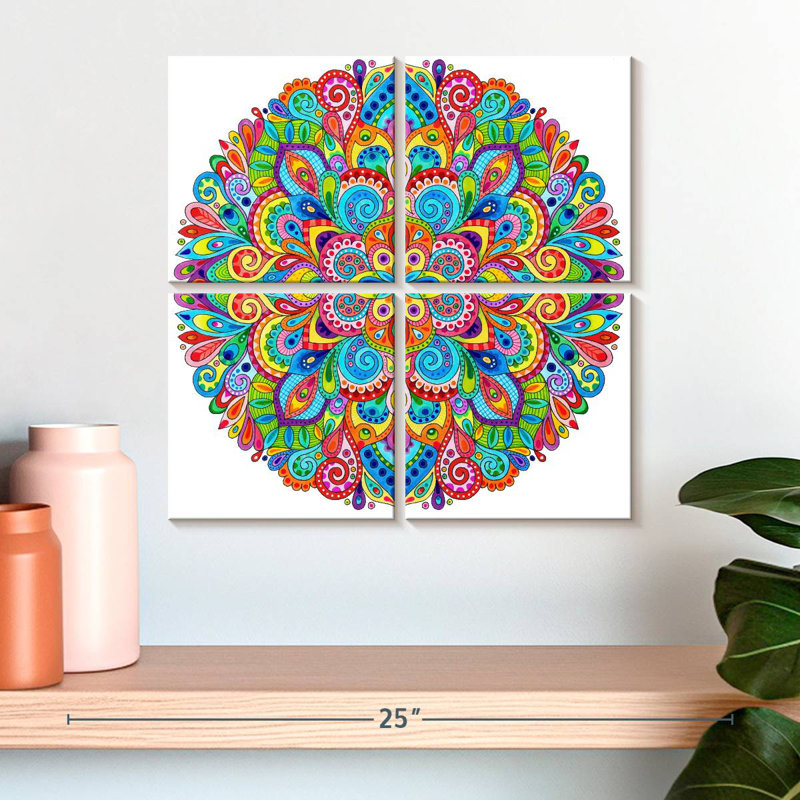 Mandala de bonbons durs Kerner, H 18 po x l 18 po