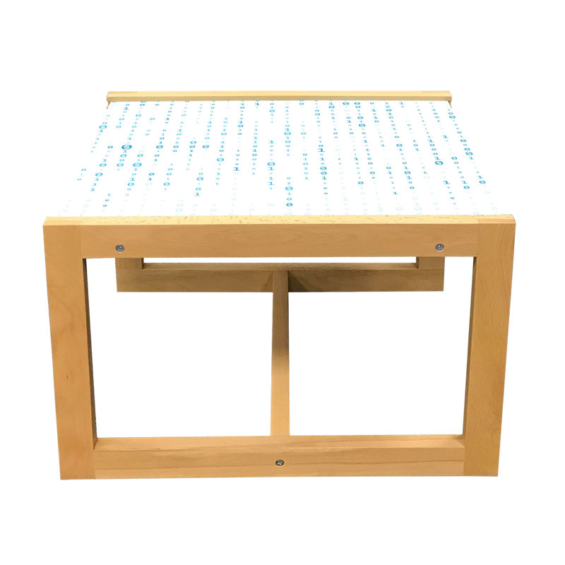 Jalyna Trestle Coffee Table, 40cm H x 46.5cm W x 62cm D