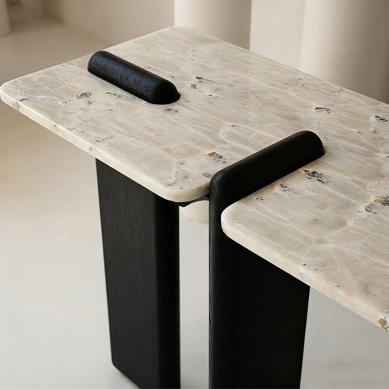 Console Modern Minimalist Art Design, H 31,5 po x l 47,24 po x P 15,75 po