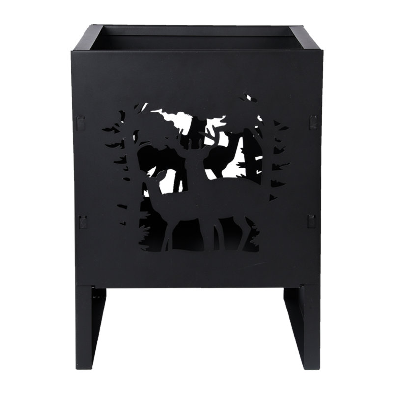 Esschert Design Fire Basket Deer Square