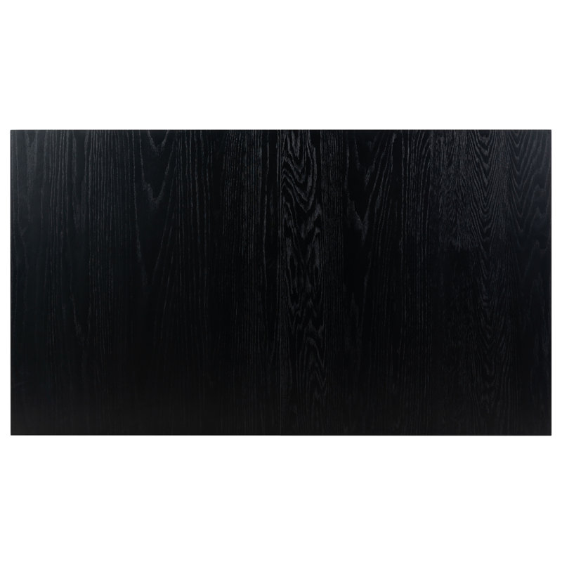 Desmond Extendable Wood Dining Table, Black