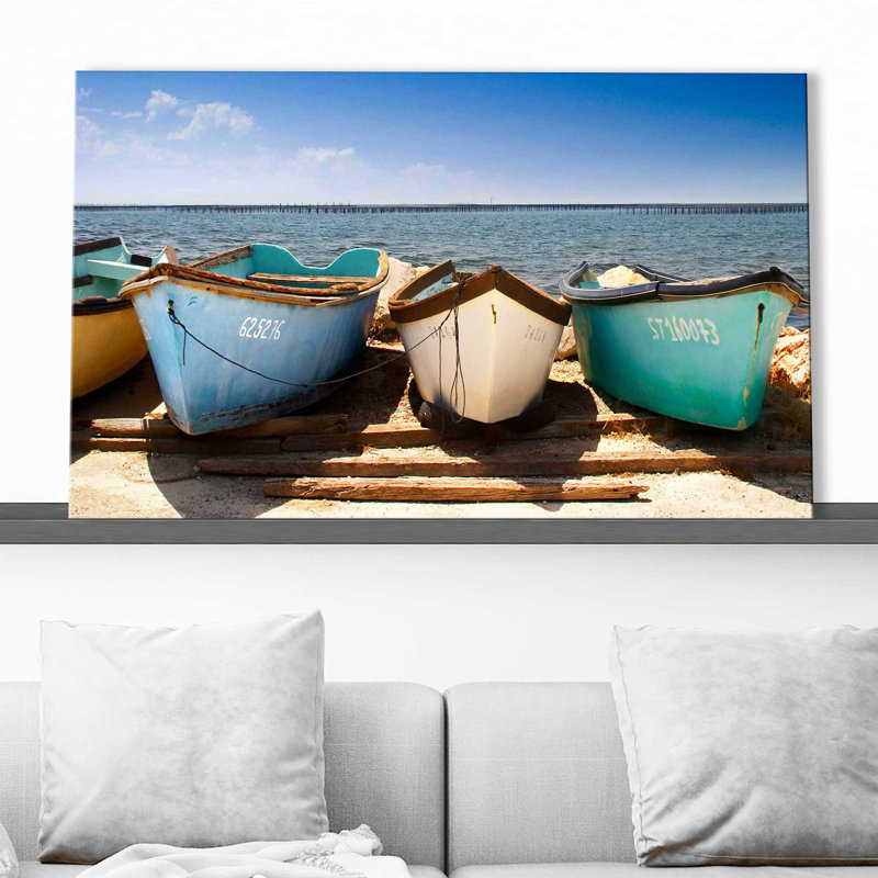 Brise-lames par - Photographie, Toile tendue, H 28 po x l 48 po x P 1,5 po