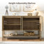 Buffet polyvalent avec 4 portes et 1 tablette ouverte Pomodoro Boho-1768686849