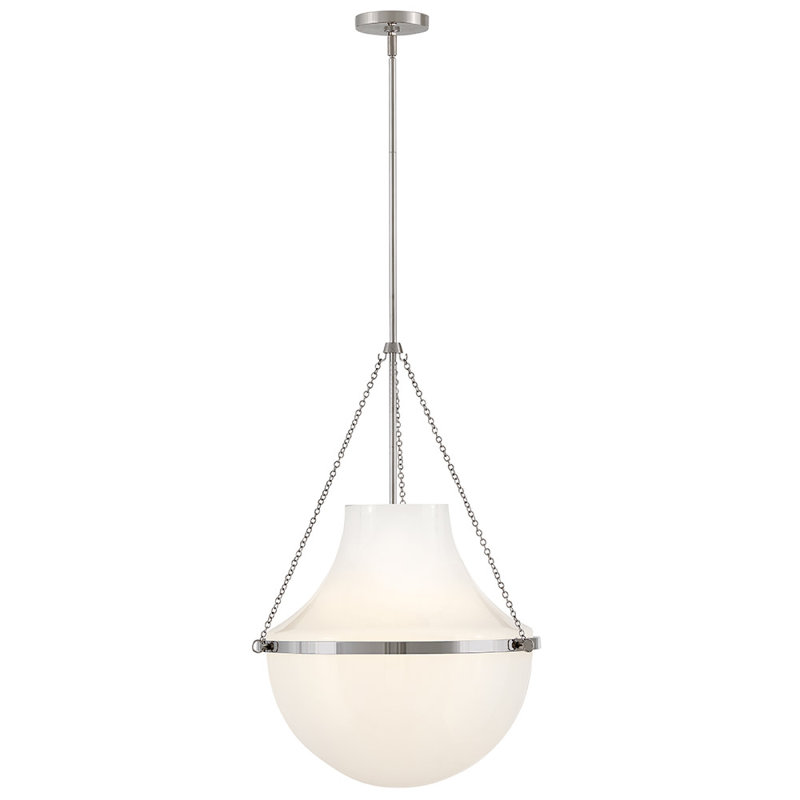 Grand luminaire suspendu Hinkley Collins, H 27,75 po x l 20 po x P 20 po