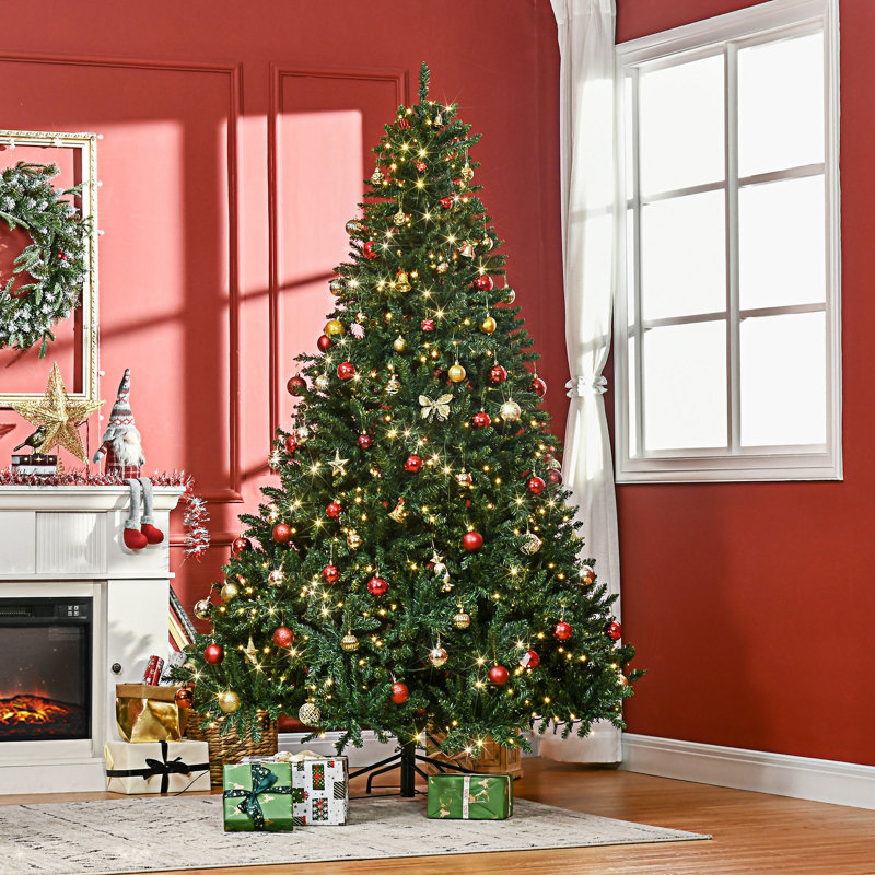 Sapin de Noël artificiel double Douglas, 6.9', Illuminée