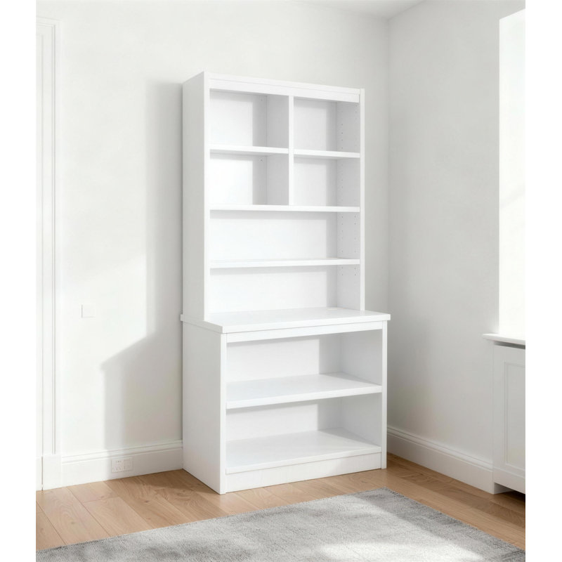 Brendan-Lee 182cm H x 85cm W Standard Bookcase, White