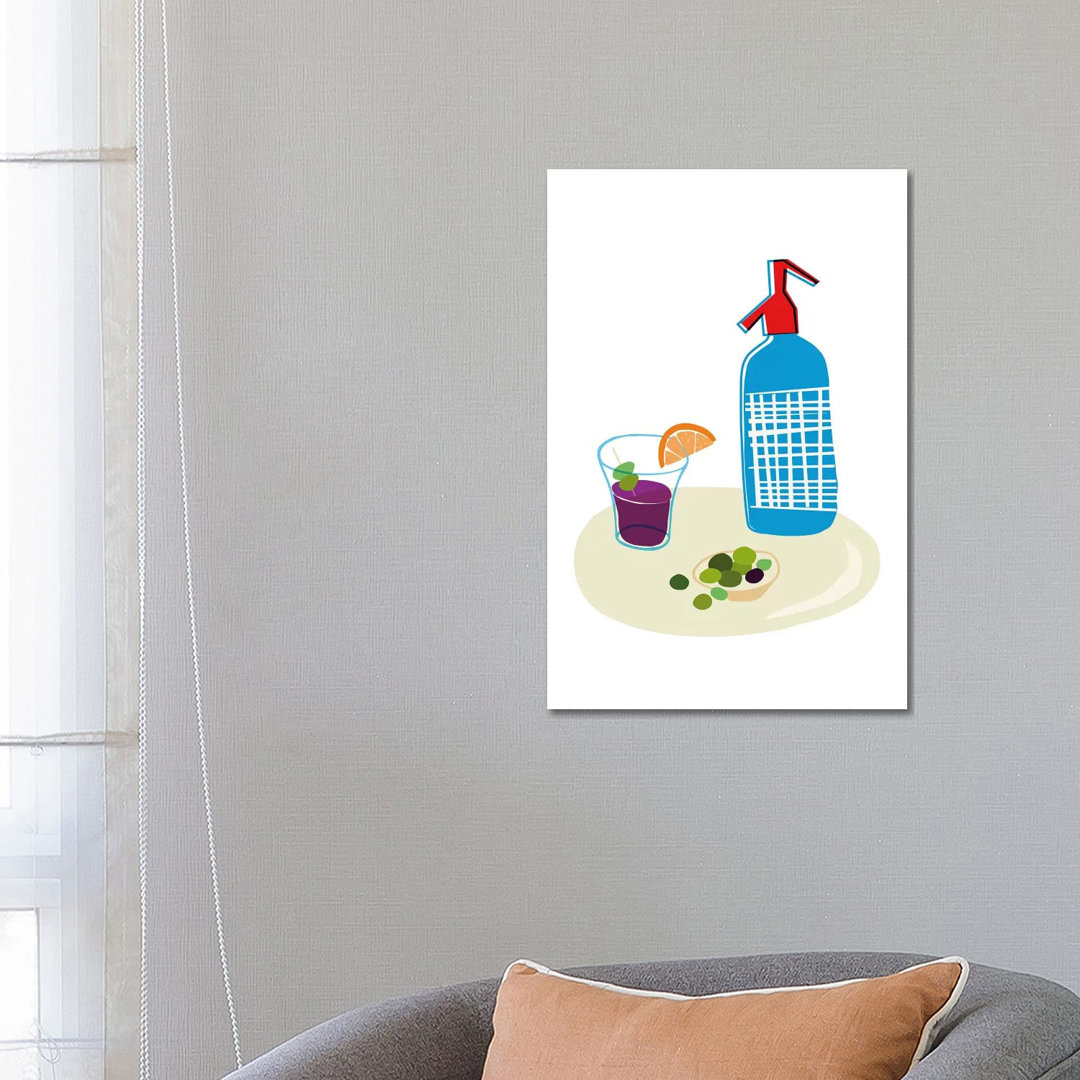 Paper Plane and Heart I by Nouveau Prints - Wrapped Canvas Art Prints