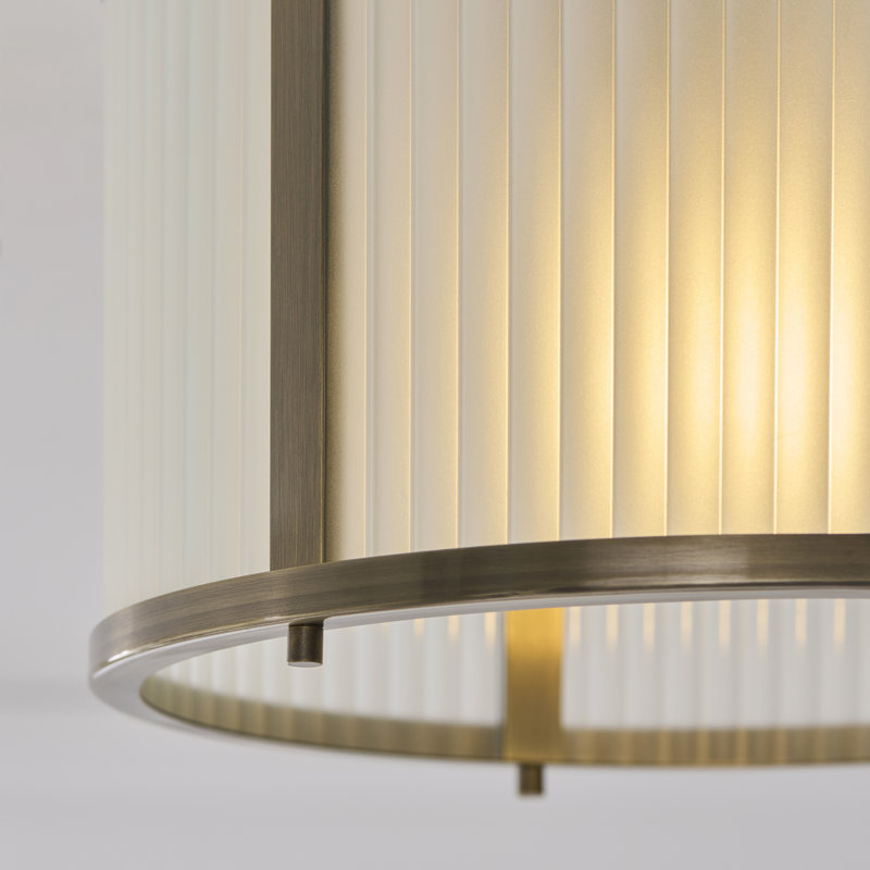 Anesty Frosted Glass Flush Mount