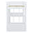 6 Drawers Loft Bed With Lighted Desk And Bookcase-1848220654-1848220649
