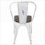 Chaise de salle à manger empilable Oregon Industrial-Farmhouse Espresso par Lumisource - 2